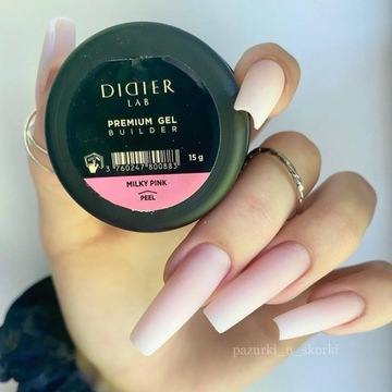 ГЕЛЬ ДЛЯ НОГТЕЙ DIDIER LAB МОЛОЧНО-РОЗОВЫЙ 15г