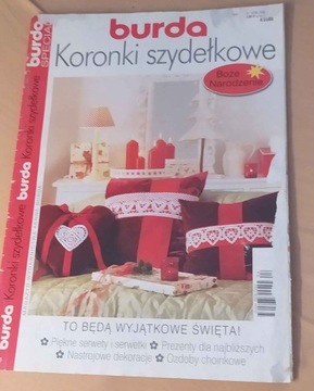 Czasopismo Burda koronki szydełkowe nr 4/2005