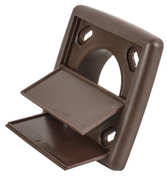 ЦЕНТРАЛЬНЫЙ ПЫЛЕСОС LUX КОРИЧНЕВАЯ ВЫПУСКНАЯ РОЗЕТКА