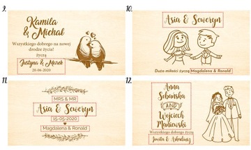 Свадебный сувенир с гравированной копилкой