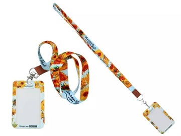 Etui na kartę/identyfikator - V. van Gogh, Słoneczniki (CARMANI)