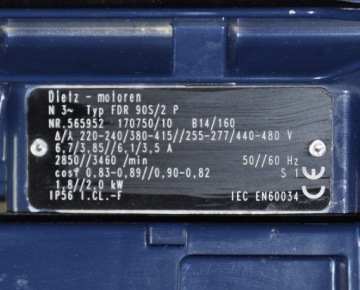 RT-PP-24/340-1,8D/3-270 Химически стойкий насос RENNER