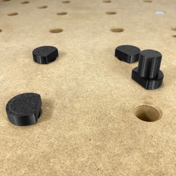 НАБОР BENCHDOGS ИЗ 4-Х ЗАЖИМОВ ВЫСОТОЙ 10ММ ДЛЯ СТОЛОВ MFT