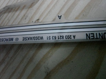 HMOTA SEDADLA W203 2.2 CDI A2038216351