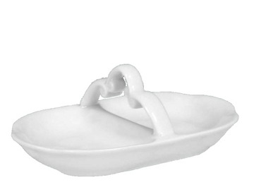 0000 SOLNICZKA Biała KAMELIA CHODZIEŻ PORCELANA NACZYNIE DO PRZYPRAW