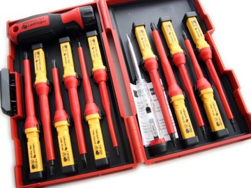 Wkrętaki - zestaw 13szt. izolowane 1000V HöGERT