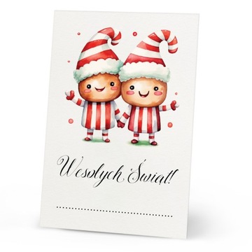 ПОДАРОЧНЫЕ ЭТИКЕТКИ праздники Новогодние бирки (10 шт.)