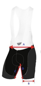 ВЕЛОСИПЕДНЫЕ ШОРТЫ ПОЛЬША - XL VIKASPORT