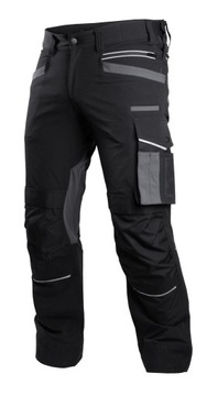 Spodnie robocze Stalco STRETCH LINE czarne r.3XL