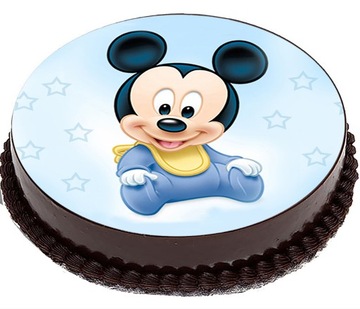 OPŁATEK NA TORT 6 ROCZEK MYSZKA MICKEY 20cm