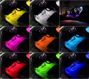 СВЕТОДИОДНАЯ ЛЕНТА для автомобиля RGB LEDs Гаджеты 4в1 Комплект: ЗАЖИГАЛКА + ПРИМЕНЕНИЕ