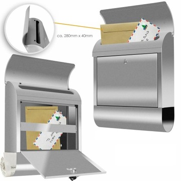 Почтовый ящик из серебра