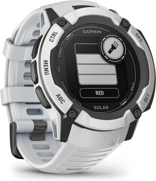 SmartWatch Zegarek Sportowy Garmin Instinct 2X Solar Moss GPS Biały