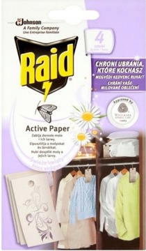 RAID ACTIVE PAPER ŚWIEŻE KWIATY PRZECIW INSEKTOM