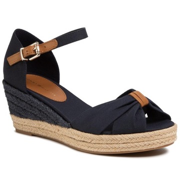 Espadryle sandały Tommy Hilfiger FW0FW04785 Granatowy r.39