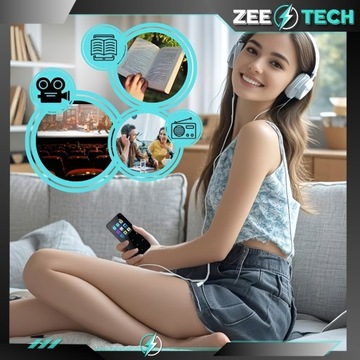 MP4 MP4 16GB Player Bluetooth -динамик Radio Reader Heoce Recorder Наушники