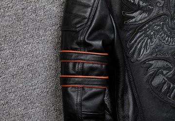 Мужская кожаная куртка SKULL Natural Leather XL