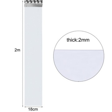 7 ШТ. ПВХ ШТОРЫ 200X18 СМ ДВЕРНАЯ ШТОРА