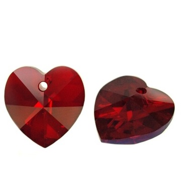 Swarovski 6228 Serce Heart 10mm Siam AB