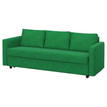 FRIHETEN Pokrycie 3os sofy rozkł , Velvet Green