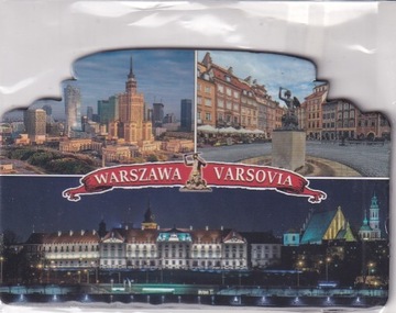 MAGNES NA LODÓWKĘ MAGNETKA WARSZAWA 3588