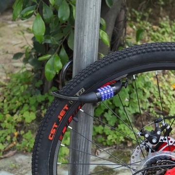 GRUBA BLOKADA ROWEROWA SZYFR KOD DO ROWERU ZAPIĘCIE ZABEZPIECZENIE ROWERU