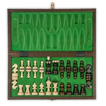 ДЕРЕВЯННЫЕ ШАХМАТЫ CLASSIC PEARL 35x35 см