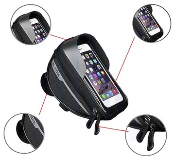 Y2D93 ВОДОНЕПРОНИЦАЕМЫЙ ВЕЛОСИПЕДНЫЙ СУМКА ДЛЯ РУЧКИ СУМКИ ДЛЯ ТЕЛЕФОНА 87658