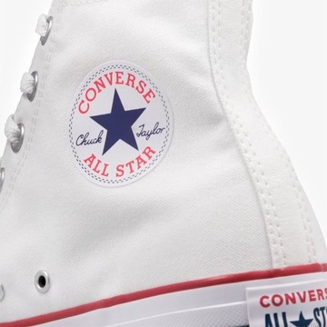 Converse buty trampki białe wysokie Hi All Star M7650 37