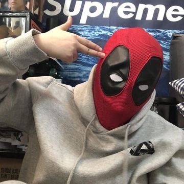 ВЯЗАНАЯ МАСКА ДЭДПУЛ УЭЙД УИЛСОН КОСПЛЕЙ КОСТЮМ НА ХЭЛЛОУИН