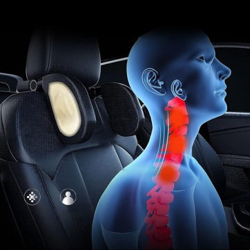 ПОДГОЛОВНИК АВТОМОБИЛЯ, РЕГУЛИРУЕМАЯ ПОДГОЛОВНИКА, ЧЕРНЫЙ