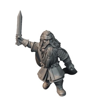 Travelling Dwarf Lord On Foot