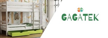 Кровать двухъярусная из ГАГАТЕК 190х80, трансформируемая в две односпальные кровати.