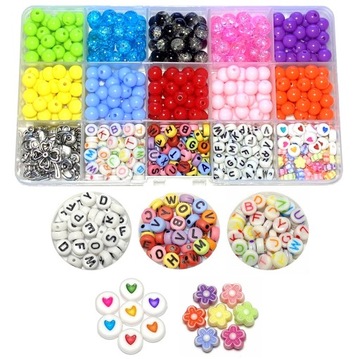 НАБОР БУСИН ДЛЯ ИЗДЕЛИЯ БРАСЛЕТОВ