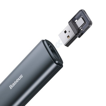 BASEUS WIELOFUNKCYJNY WSKAŹNIK LASER DO PREZENTACJI PILOT DO LAPTOPA USB-C