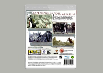 PS3 ASSASSIN'S CREED 1 I jesteś ASASYNEM, najlepszym SKRYTOBÓJCĄ w ZAKONIE
