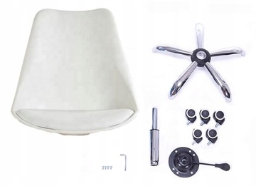 Офисный стул SOA ROTATING к белому столу