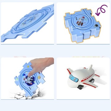 Интерактивная железнодорожная дорожка из головоломки от логики головоломки Торы пространство для детей
