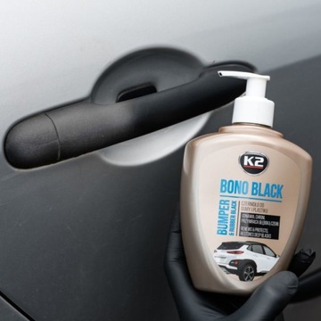 K2 Bono Black 500ml Czernidło do gumy i plastiku