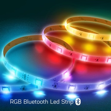 Светодиодная лента Bluetooth SMD5050 5M RGB ЦВЕТНАЯ TUYA
