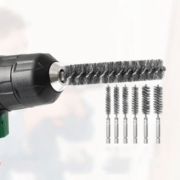 6 шт. ПРОВОЛОЧНАЯ ЩЕТКА ДЛЯ ОТВЕРСТИЙ 8 ММ 10 ММ 12 ММ 15 ММ 17 ММ 19 ММ