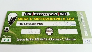 bilet KMITA Zabierzów - MOTOR Lublin 27.09.2008