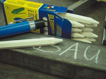 Мел смазочный желтый BLEISPITZ (пила лесоруба)