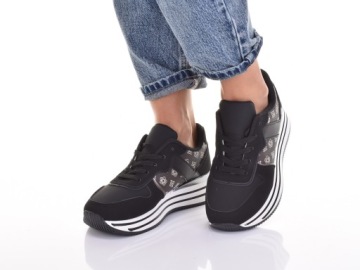 ЖЕНСКИЕ КРОССОВКИ МОДНАЯ ПЛАТФОРМА СПОРТИВНАЯ ОБУВЬ EKO КОЖА