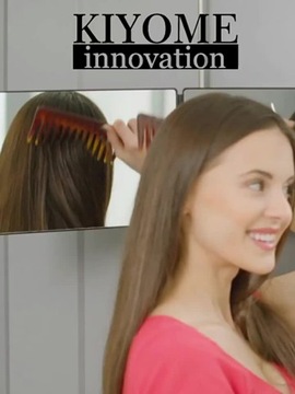 1 шт. 3-стороннее зеркало для самостоятельной стрижки волос, тройное на 360 градусов