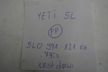 FABIA III 6V INSTALACE SVAZEK DVEŘE LEVÝ LEVÝCH