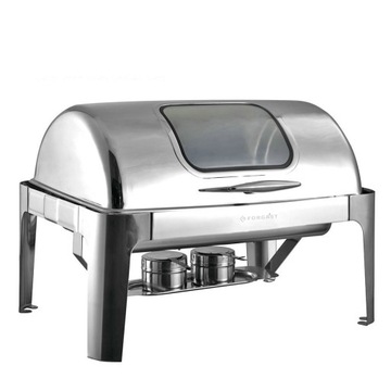 PODGRZEWACZ STOŁOWY PROSTOKĄTNY ROLL-TOP Z WIZJEREM FORGAST FG03118V1
