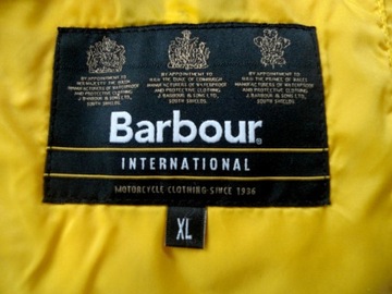 BARBOUR czarna pikowana kurtka XL