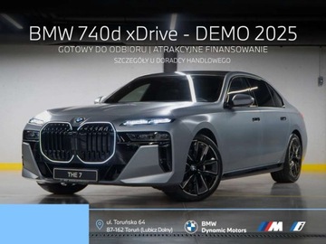 BMW Seria 7 G70 Sedan 3.0 40d 299KM 2025 BMW Seria 7 40d xDrive 299 KM mHEV - MasazWentylacja Foteli - Hak Holownic