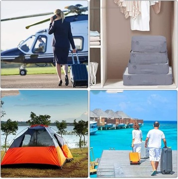 УПАКОВОЧНЫЙ КУБ ДЛЯ ЧЕМОДАНА 8 КОМПЛЕКТОВ, ОРГАНИЗАТОРЫ ДЛЯ УПАКОВКИ БАГАЖА